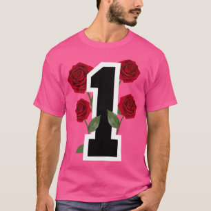 Derrick Rose Number 1 Roses T-Shirt