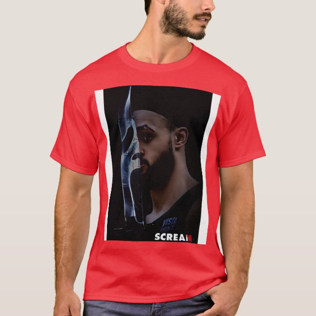 Derrick White Scream T-Shirt (Front)