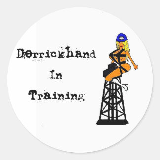 Derrickhand In Training Hard Hat Sticker