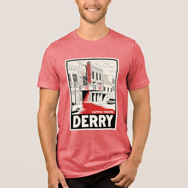 Derry Capitol Theatre Tri-Blend Shirt (Front)