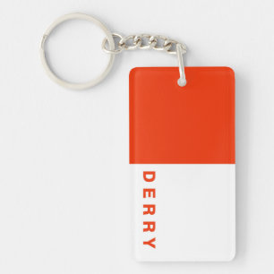 derry county flag northern ireland symbol irish key ring