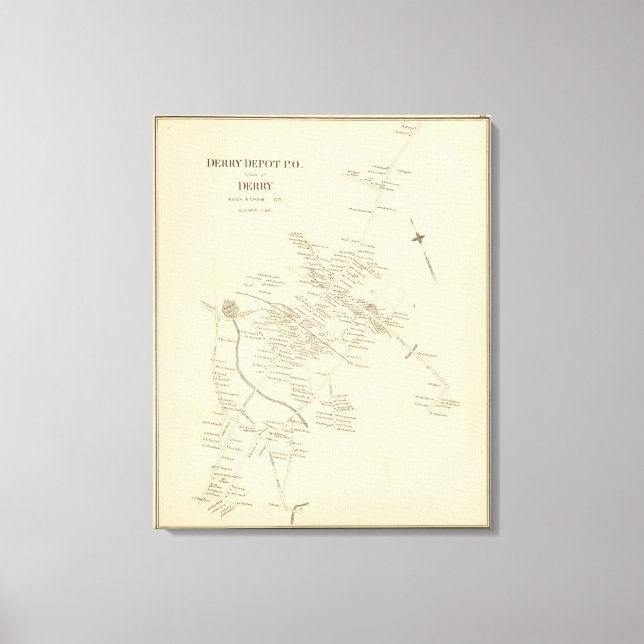 Derry Depot PO Canvas Print (Front)