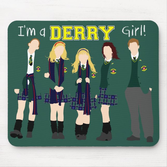 Derry Girls Mouse Mat (Front)