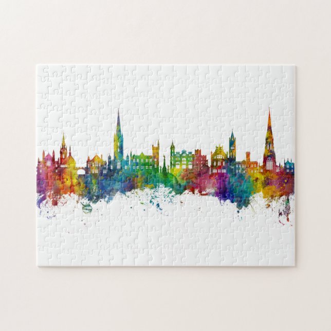Derry Northern Ireland Skyline Jigsaw Puzzle (Horizontal)