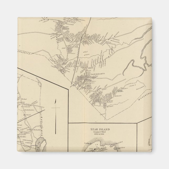 Derry, Seabrook, Rye Magnet (Front)