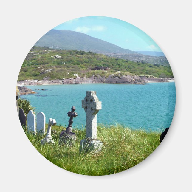 Derrynane Bay Ring of Kerry Magnet - Customised (Front)
