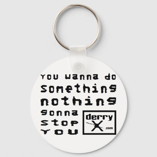 derryX.com Skip Christmas Ornament Key Chain! Key Ring (Front)