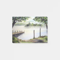 Derwent Water Keswick England Watercolor Painting