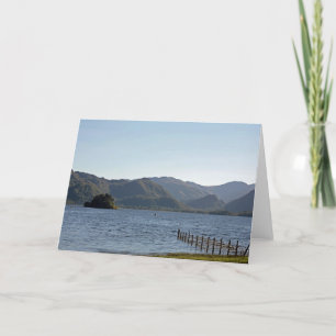 Derwent Water Lake District Cumbria England Thank You Card