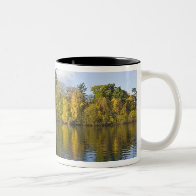 Derwentwater, Lake District, Cumbria, England 2 Two-Tone Coffee Mug (Right)