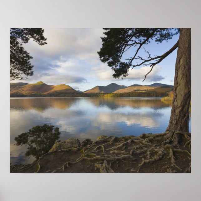 Derwentwater, Lake District, Cumbria, England Poster (Front)