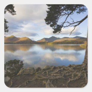 Derwentwater, Lake District, Cumbria, England Square Sticker