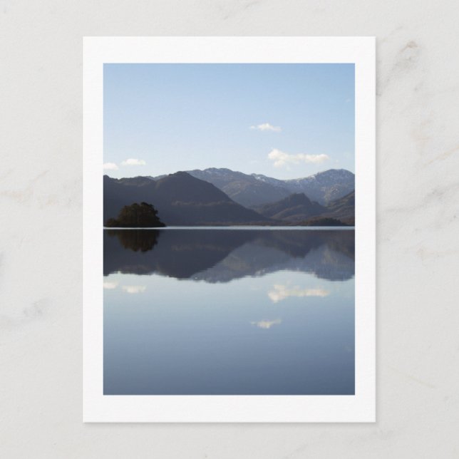 Derwentwater Reflections Postcard (Front)