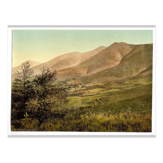 Derwentwater, Skiddaw, from Latrigg, Lake District Postcard