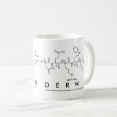 Derwin peptide name mug (Front Right)