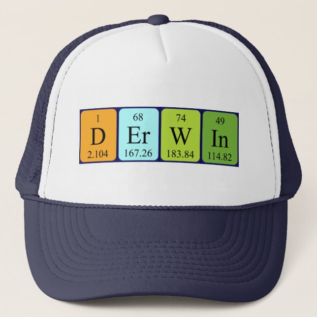 Derwin periodic table name hat (Front)