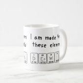 Derwin periodic table name mug (Front Right)