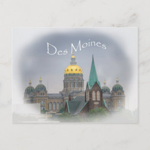 Des Moines Capitol Postcard