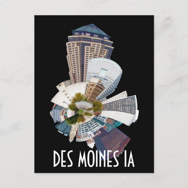 DES MOINES IA POSTCARD (Front)