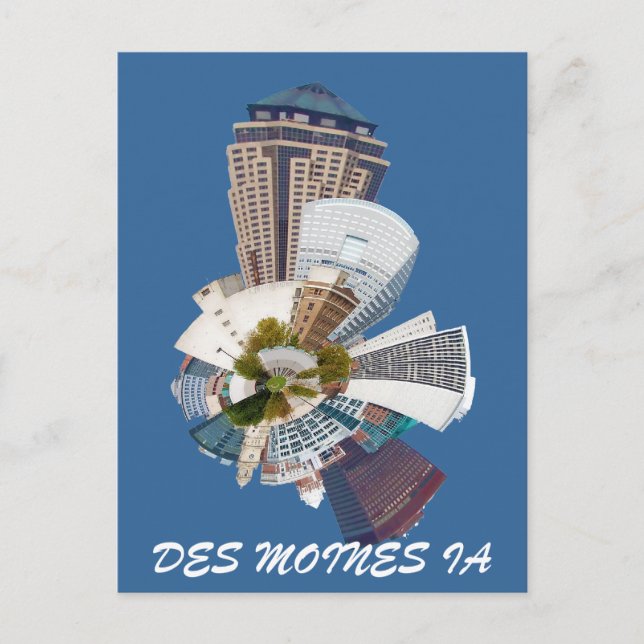 DES MOINES IA POSTCARD (Front)