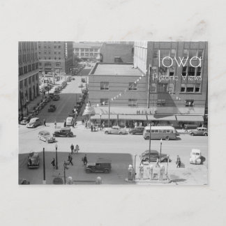 Des Moines, Iowa in 1940 Postcard