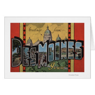 Des Moines, Iowa - Large Letter Scenes
