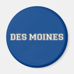 Des Moines Iowa Magnet