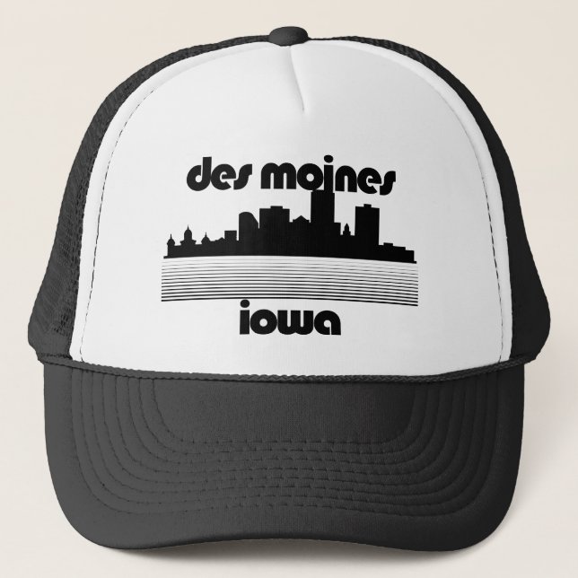 Des Moines,Iowa Trucker Hat (Front)