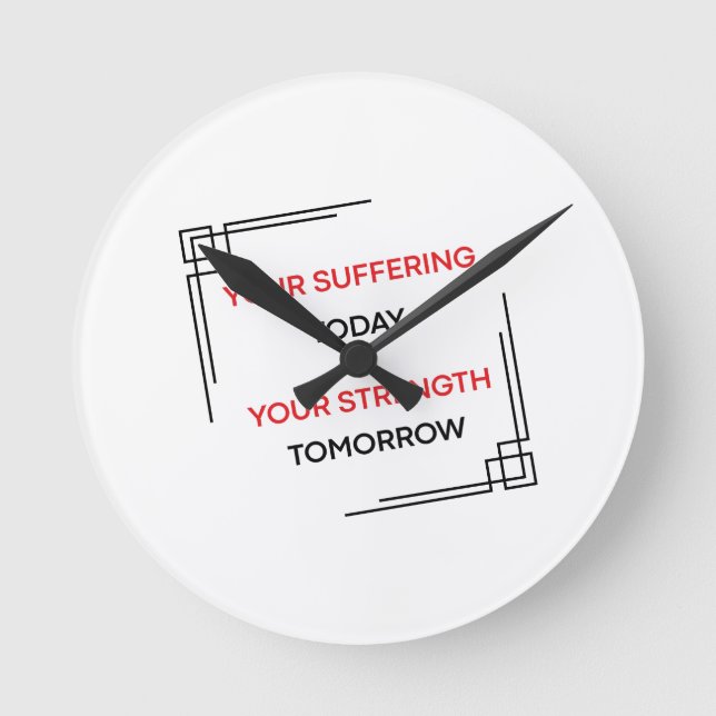 Desain Orientasi Motivasi Round Clock (Front)