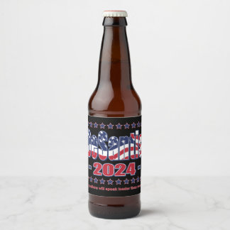 DeSantis 2024 Beer Bottle Label