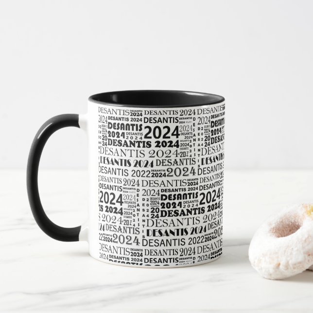 DeSantis 2024 Bold Mug (With Donut)