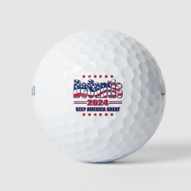DeSantis-2024-Keep-America-Great Golf Balls (Front)