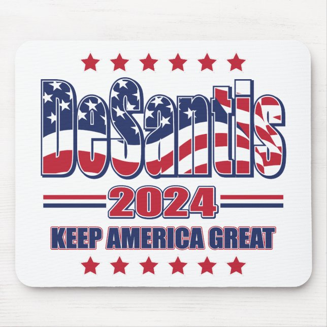 DeSantis-2024-Keep-America-Great Mouse Mat (Front)