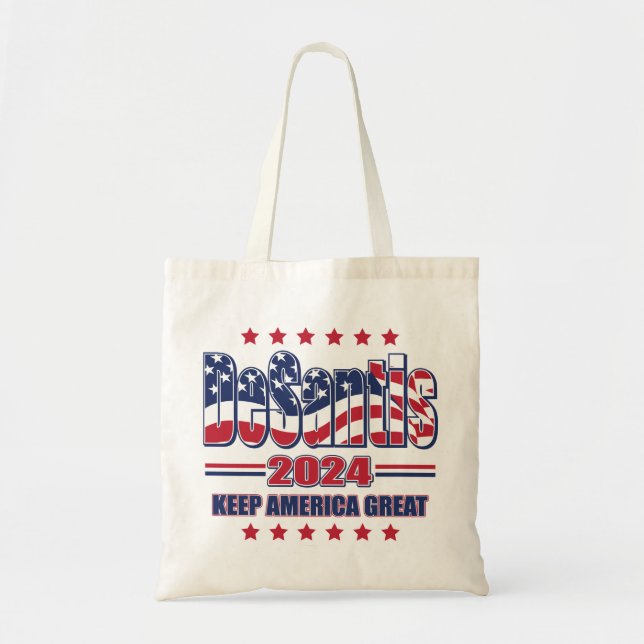 DeSantis-2024-Keep-America-Great Tote Bag (Front)