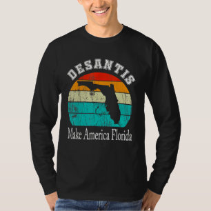Desantis 2024 Make America Florida Election Vintag T-Shirt