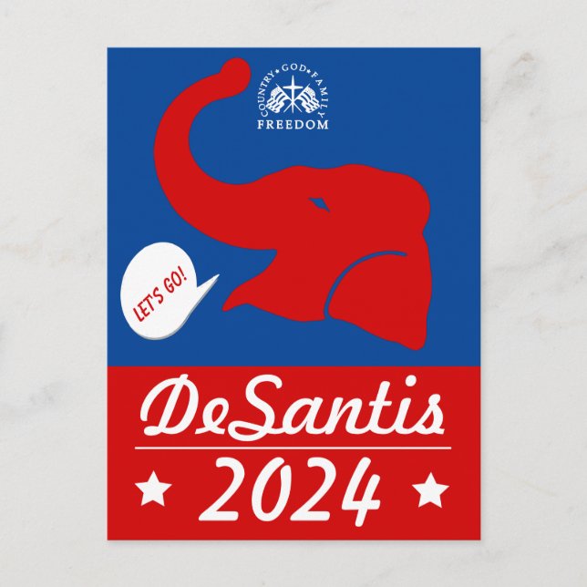 DeSantis 2024 Postcard (Front)