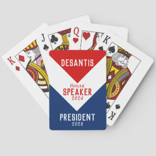 DeSantis 2024 Speaker of the House President 2028 Playing Cards