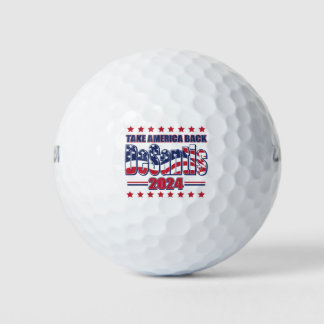 DeSantis-2024-Take-America-Back- Golf Balls