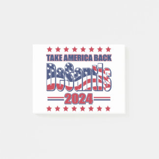 DeSantis-2024-Take-America-Back- Post-it Notes