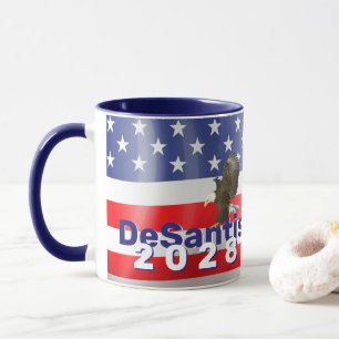 DeSantis 2028 with Bald Eagle   Mug