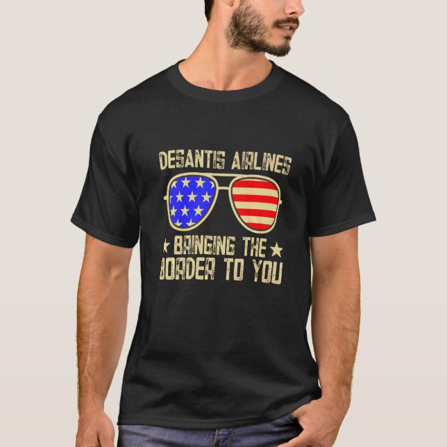 DeSantis Airlines Blue T-Shirt (Front)