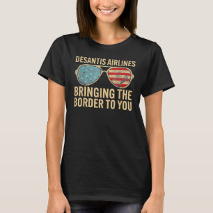 Desantis airlines bringing the borders to you Retr T-Shirt