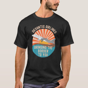 DeSantis Airlines Marthas Vineyard Politics Meme T-Shirt