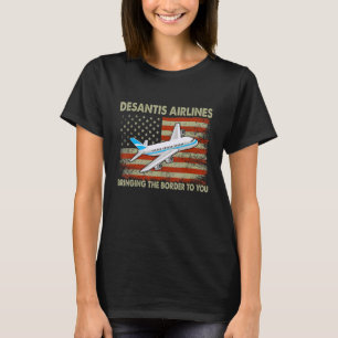 DeSantis Airlines Shirt, Ron DeSantis T-Shirt Poli