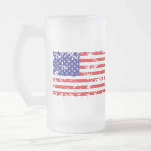 DeSantis for President 2024 Frosted Glass Beer Mug
