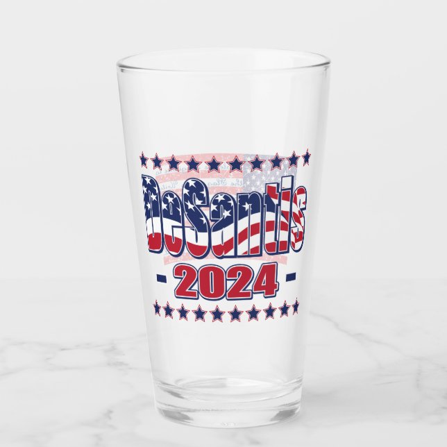 DeSantis for President Glass (Front)