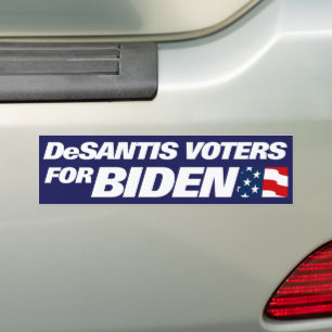 DeSantis Supporters for Biden 2024 Bumper Sticker