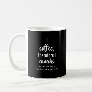 Descartes Coffee Philosophy Twist Mug
