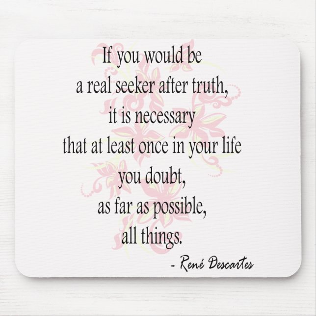 Descartes Mouse Mat (Front)