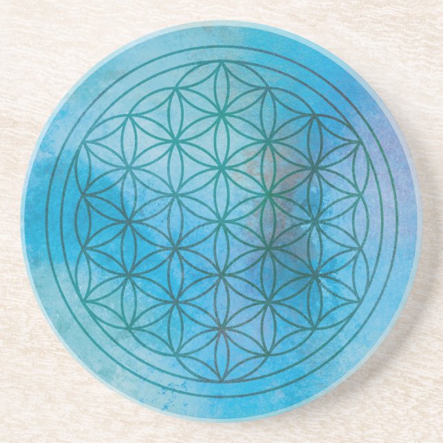 Descendance – Flower of Life  Coaster (Front)